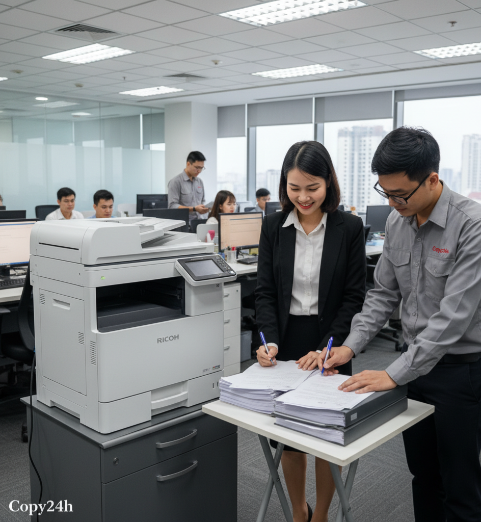 thuê máy photocopy màu khu công nghiệp khai quang
